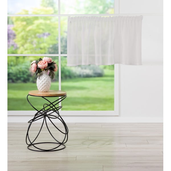 Bijela prozirna zavjesa od voila 150x50 cm Avenue – Mendola Fabrics-image-4