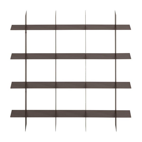 Smeđa metalna polica s više razina 60 cm Brik – WOOOD-image-2