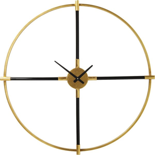 Zidni sat u zlatnoj boji Kare Design Magic Wand, ⌀ 91 cm