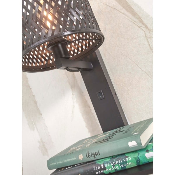 Crna zidna lampa ø 18 cm Java – Good&Mojo-image-4