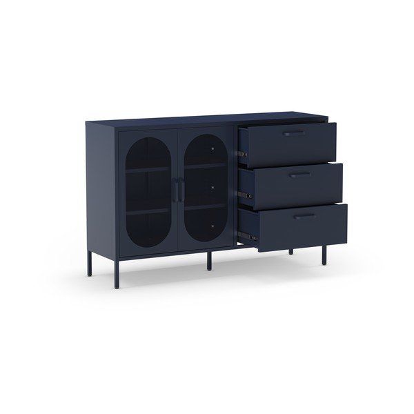 Tamno plava komoda 140x90 cm Diora – Marckeric-image-4