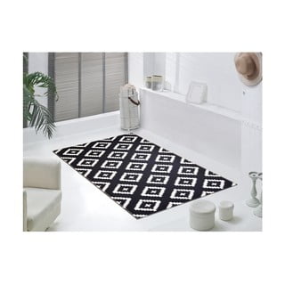 Bijeli/crni periv tepih 80x150 cm Geo – Vitaus