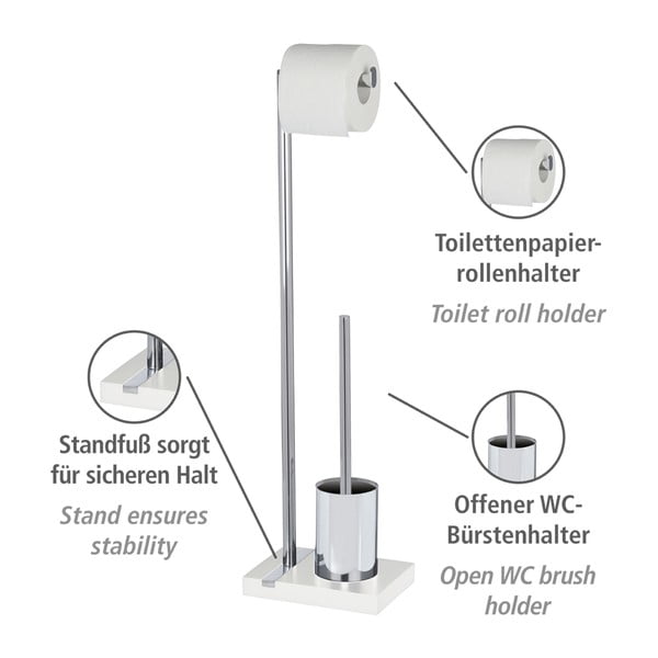 Toaletna četka s držačem za toaletni papir Wenko Noble-image-4