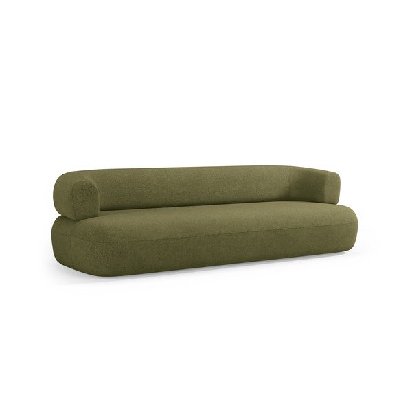 Zelena sofa od bouclé tkanine 226 cm Jenny – Micadoni -image-1