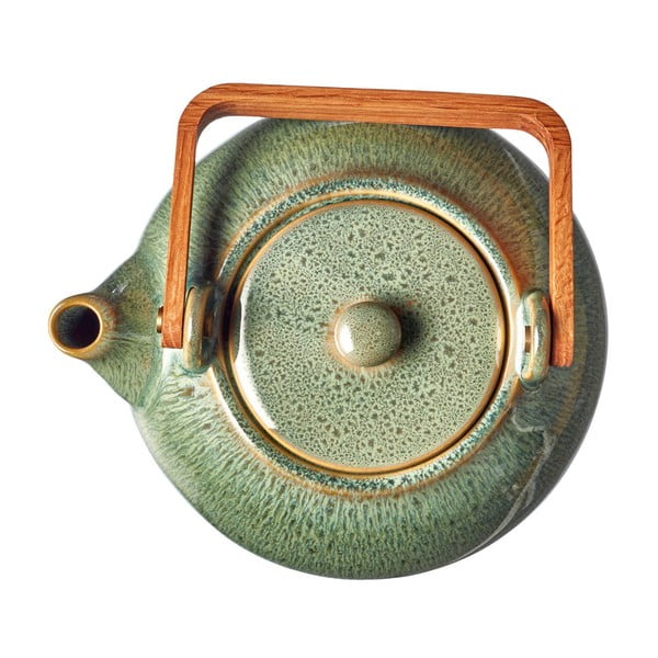 Zeleni keramički čajnik s cjedilom 1,2 l Gastro Green – Bitz-image-4