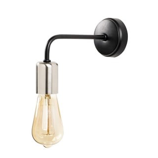 Crna metalna zidna svjetiljka Opviq lights Melia