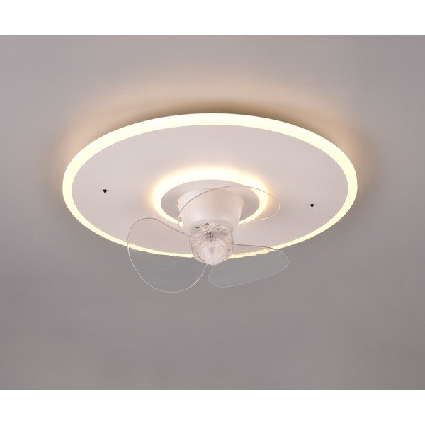 Mat bijela LED stropna svjetiljka Nybro – Reality-image-1