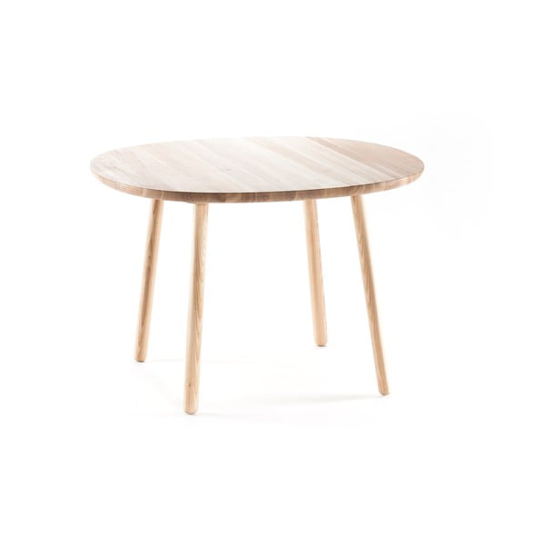 Blagovaonski stol od punog drveta EMKO Naive, ⌀ 110 cm