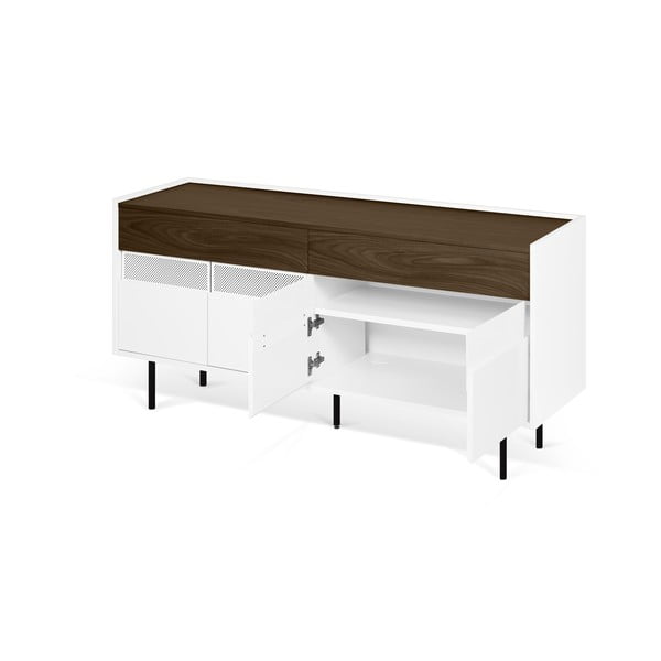 Bijela komoda s pločom u dekoru orahaRadio - TemaHome-image-2