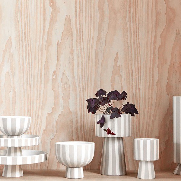 Ukrasna tegla za cvijeće od kamenine ø 10 cm Toppu – OYOY Living Design-image-1