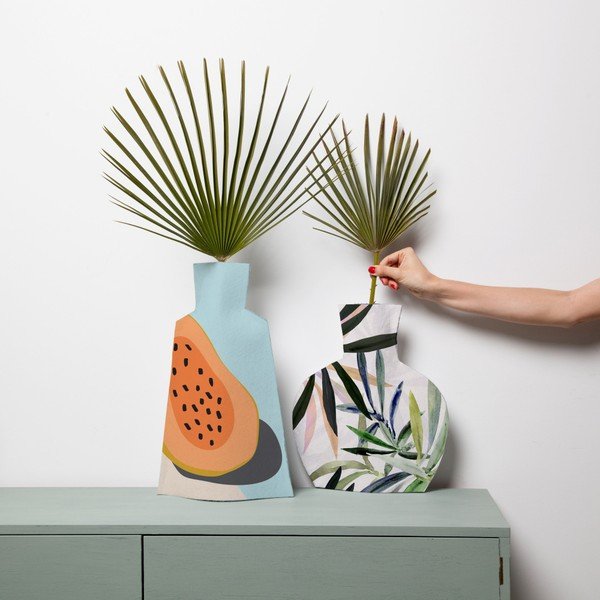 Set od 2 tekstilne vaze za cvijeće Really Nice Things Tropical-image-1