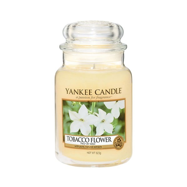 Mirisna svijeća Yankee Candle Cvijet Duhana vrijeme gorenja 110 - 150 sati