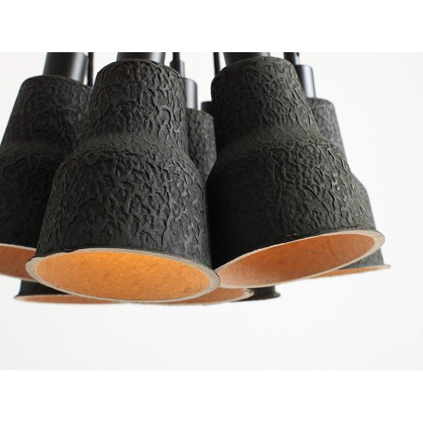 Crna viseća svjetiljka ø 32 cm Celulo – CustomForm-image-3