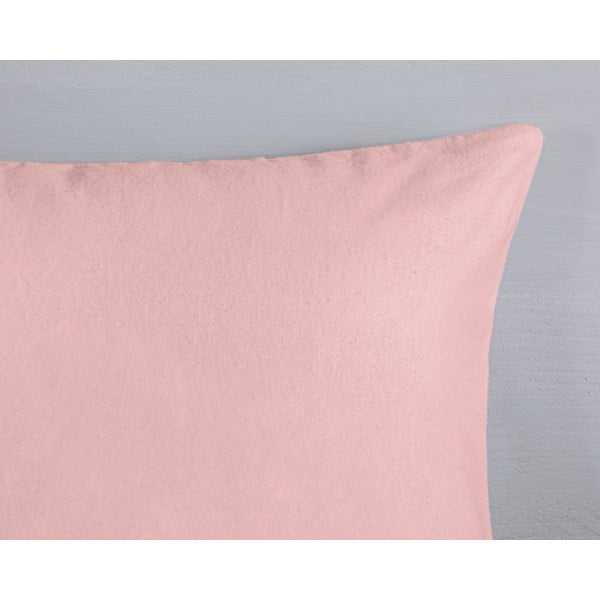 Ružičasta flanelska dječja posteljina za krevet za jednu osobu 140x200 cm Ladida – Good Morning-image-3