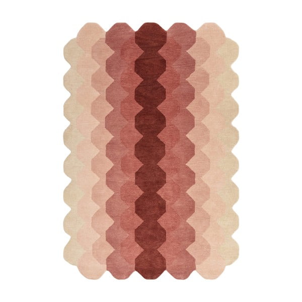 Ružičasti vuneni tepih 200x290 cm Hive – Asiatic Carpets