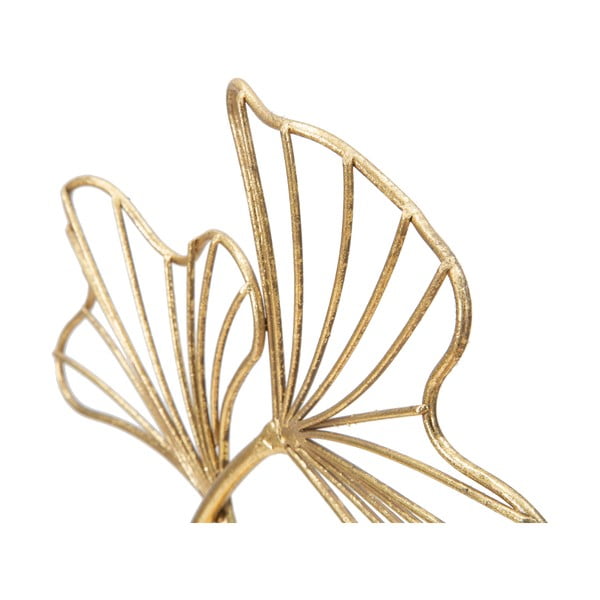 Dekoracija u zlatnoj boji Mauro Ferretti Leaf Glam, visina 35 cm-image-2