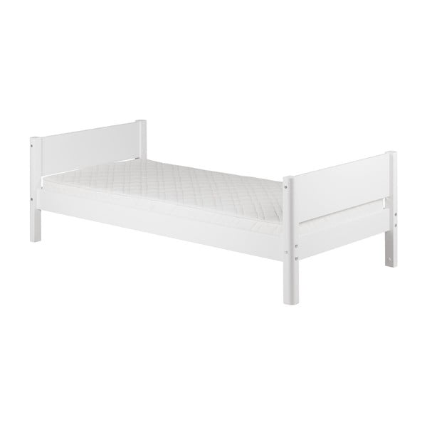 Bijeli dječji krevetić Flexa White Single, 90 x 200 cm