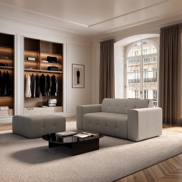 Svjetlo smeđa sofa 199 cm Tuil – Rodier-image-1