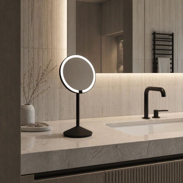 Kozmetičko ogledalo s osvjetljenjem/povećavajuće (s povećanjem 10x) ø 12 cm – simplehuman-image-1