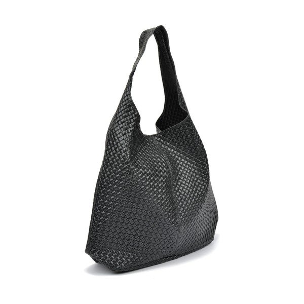 Crna kožna torba Mangotti Bags Serena-image-2