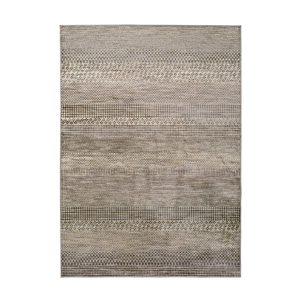 Sivi tepih od viskoze Universal Belga Beigriss, 100 x 140 cm
