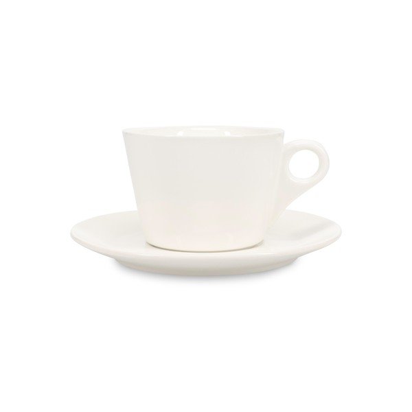 Bijela porculanska šalica za latte 280 ml Barista – BonBistro-image-1