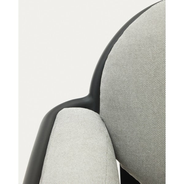 Siva metalna vrtna fotelja Joncols – Kave Home-image-4