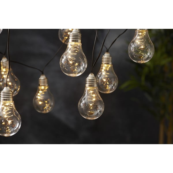 Bijeli LED lanac za solarno svjetlo pogodan za eksterijer Star Trading Glow, dužine 1,9 m-image-3