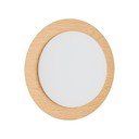 Metalna LED zidna lampa u prirodnoj boji ø 40 cm Novae – Kave Home