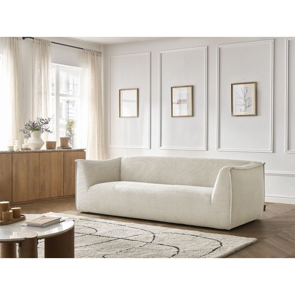 Bež sofa od samta 242 cm Giorgia – Bobochic Paris-image-1