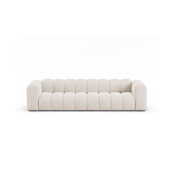 Krem sofa od šenila 290 cm Lupine – Micadoni 