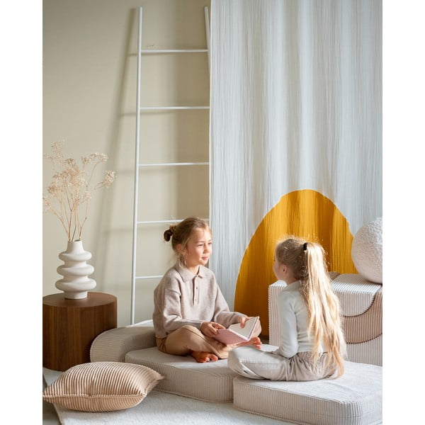 Krem dječja fotelja od samta Flip – Wigiwama-image-1