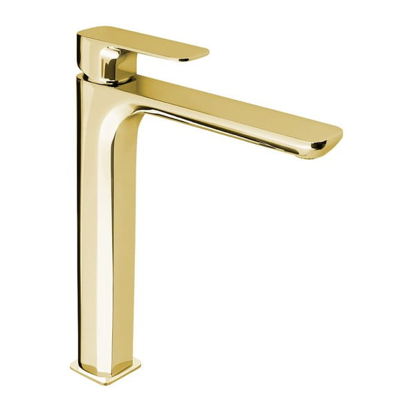 Stojeća slavina za umivaonik u zlatnoj boji Spy – Sapho