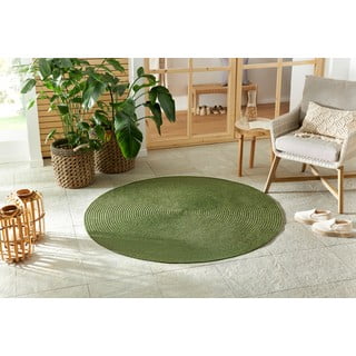 Zeleni okrugli vanjski tepih ø 150 cm - NORTHRUGS