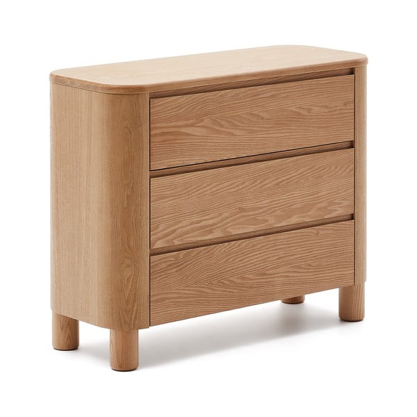 Komoda u dekoru jasena u prirodnoj boji 120x80x40 cm Salaya – Kave Home-image-2