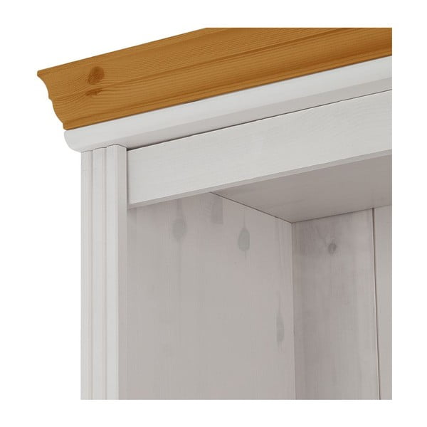 Bijeli TV set od masivnog bora 214x223 cm Anita – Støraa-image-4