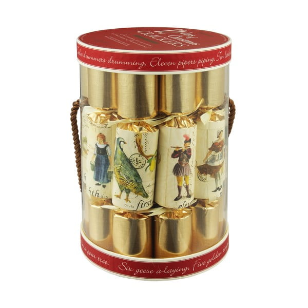 Božićni praskavci u setu od 12 kom 12 Days of Christmas - Robin Reed