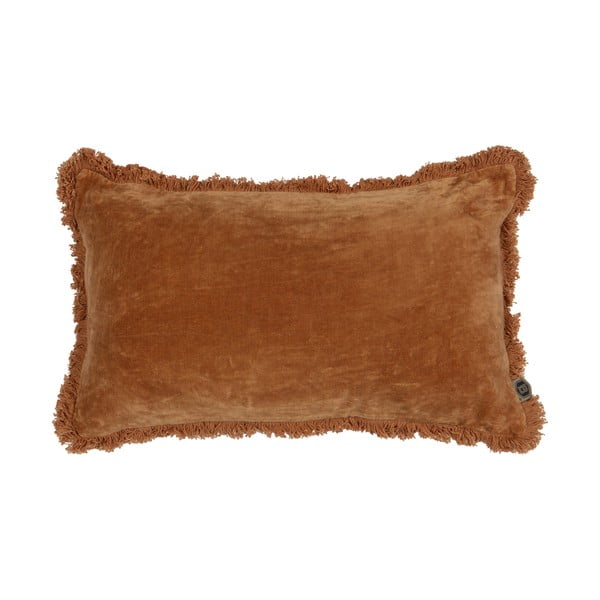 Smeđi ukrasni jastuk BePureHome Velvet Syrup, 50 x 30 cm