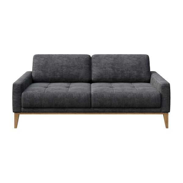 Tamno siva sofa MESONICA Musso Tufted, 173 cm
