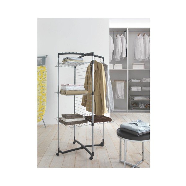 Sivo-crna sušilica rublja Metaltex Duro-image-3