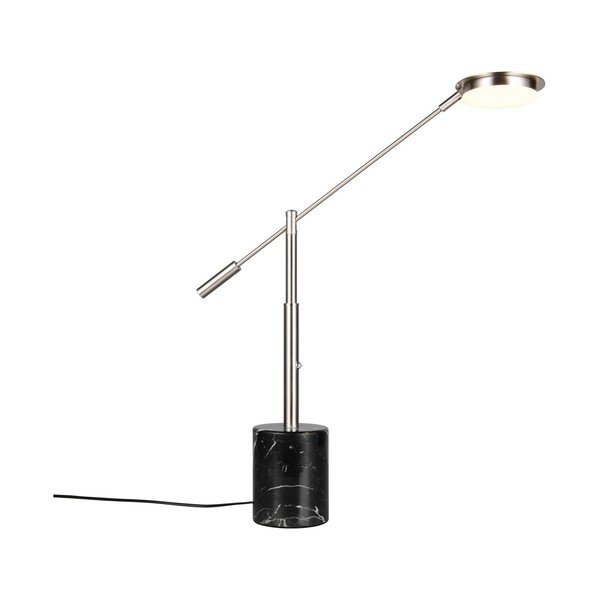 Crna/u srebrnoj boji LED stolna lampa (visina 65 cm) Fiore – Trio Select