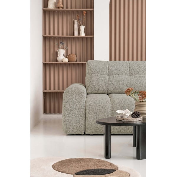 Svjetlo smeđa sklopiva/s prostorom za odlaganje kutna garnitura (s desnim kutom) Lulu – Miuform-image-4