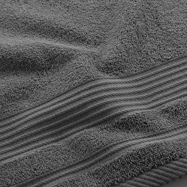 Tamno sivi pamučni ručnik od frotira 50x90 cm Tendresse – douceur d'intérieur-image-2