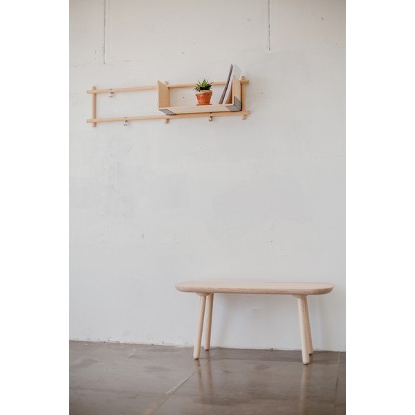Klupa od jasenovog drva EMKO Naïve širina 140 cm-image-1