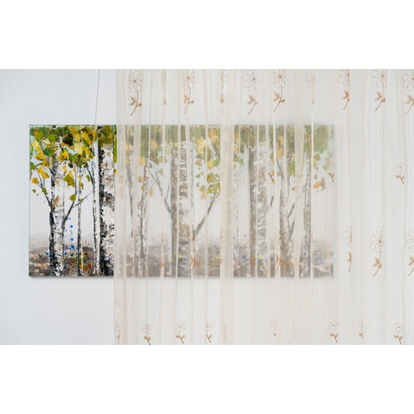 Bež prozirna zavjesa 140x245 cm Edith – Mendola Fabrics-image-3