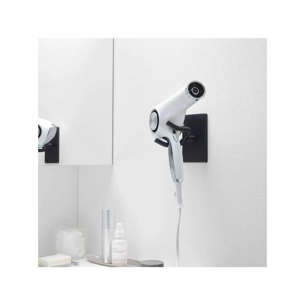 Crni metalni zidni držač za fen Film Hook – YAMAZAKI-image-1