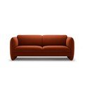 Ciglasta baršunasti sofa 204 cm Georgia – Micadoni 