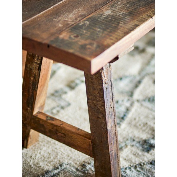 Vrtna klupa od masivnog drveta u prirodnoj boji Brosse – Bloomingville-image-4