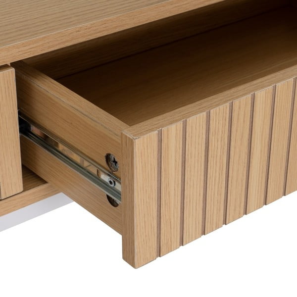 Pomoćni stol u dekoru hrasta u prirodnoj boji 30x100 cm Mid-Lines – Casa Selección-image-3