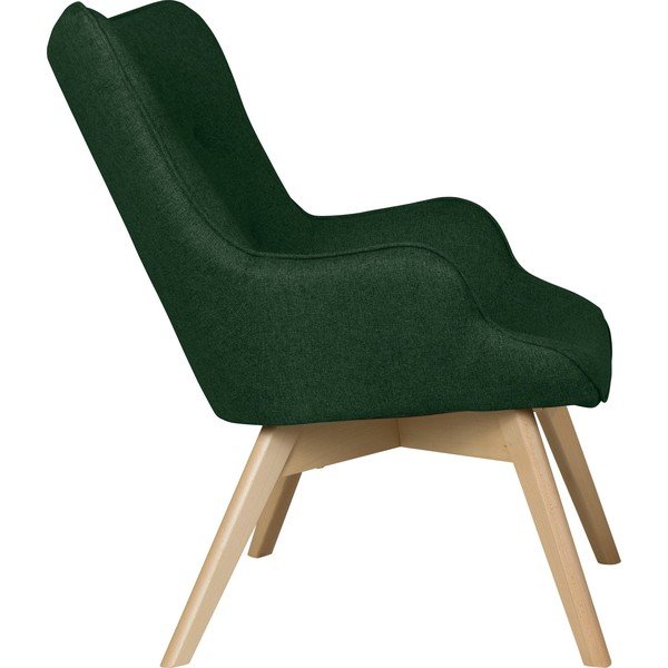 Tamno zelena fotelja Niko – Ropez-image-3